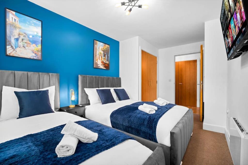Sleeps 7 - 4 Beds Arcadian Centre B'ham Apartment